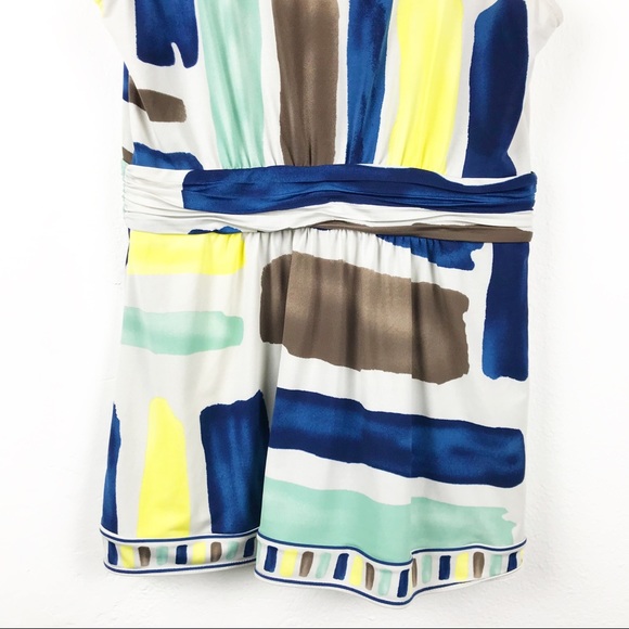 BCBGMaxazria Multicolor Abstract Print Top - Picture 12 of 12